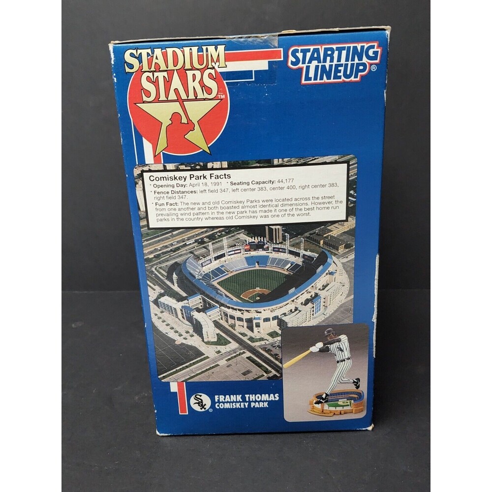 Frank Thomas 1992 Figurine "COMISKY PARK BASE" STADIUM STARS STARTING LINEUP - Picture 3 of 10